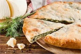 С сыром и укропом, 750 гр. Осетинский пирог "Уалибах"+"Хъондхора"