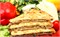 С мясом и капустой, 500 гр. Осетинский пирог "Къабушкаджын+Фыджин"  - фото 5004
